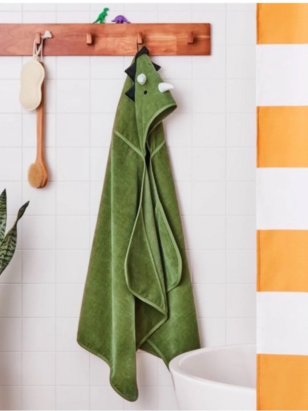 Pillowfort Dinosaur Kids Hooded Towel 25